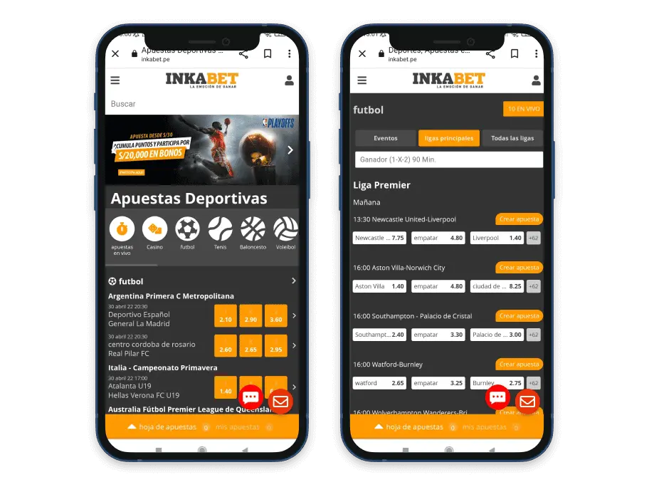 Inkabet App Android